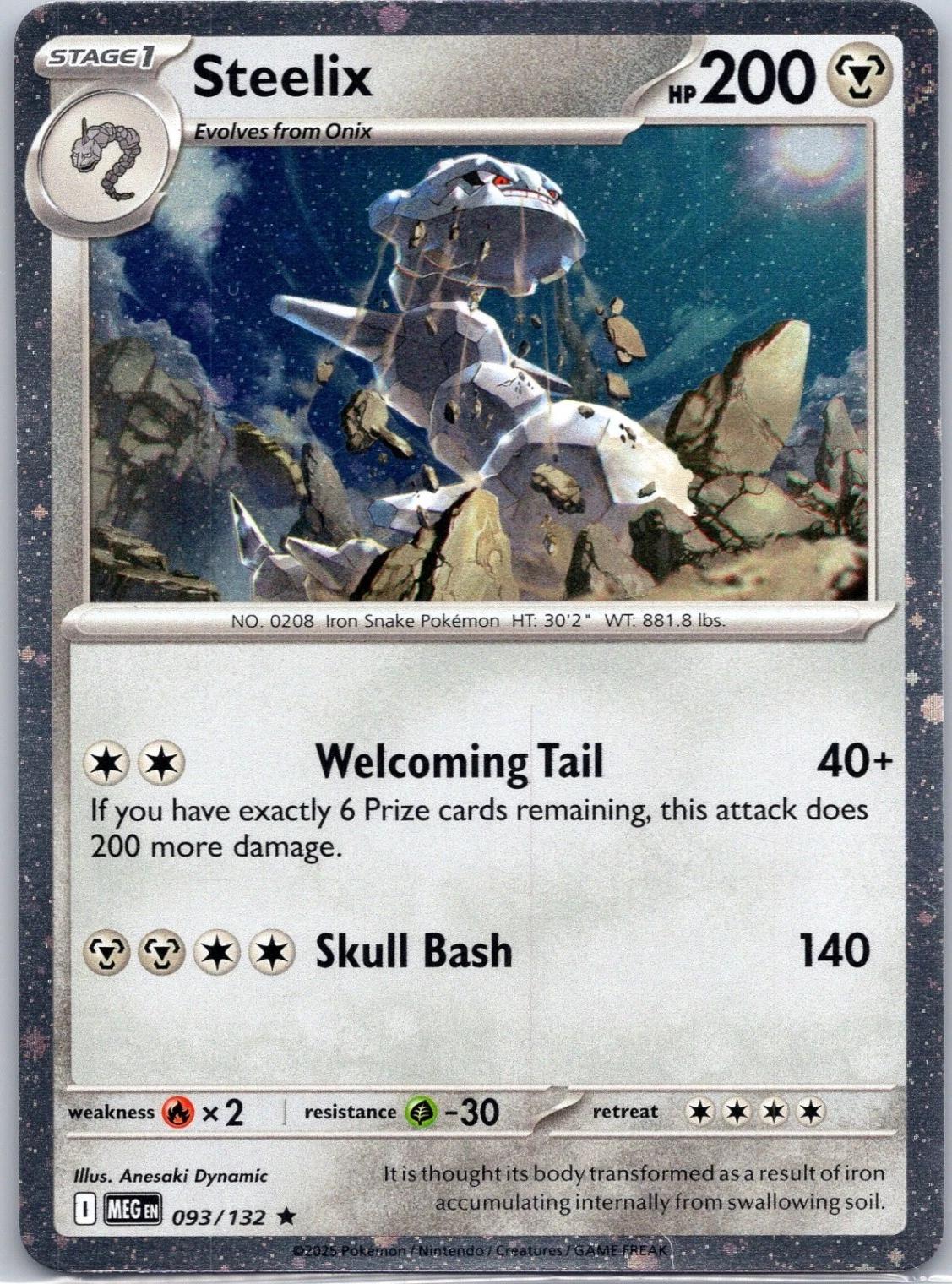 Mega Evolution Steelix [Cosmos-Holo] Pokémon card